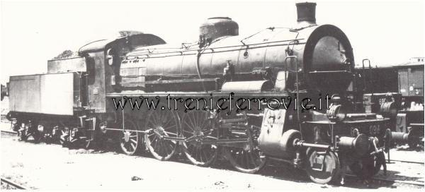 Locomotiva a vapore 685-096 in una fotografia dell'epoca